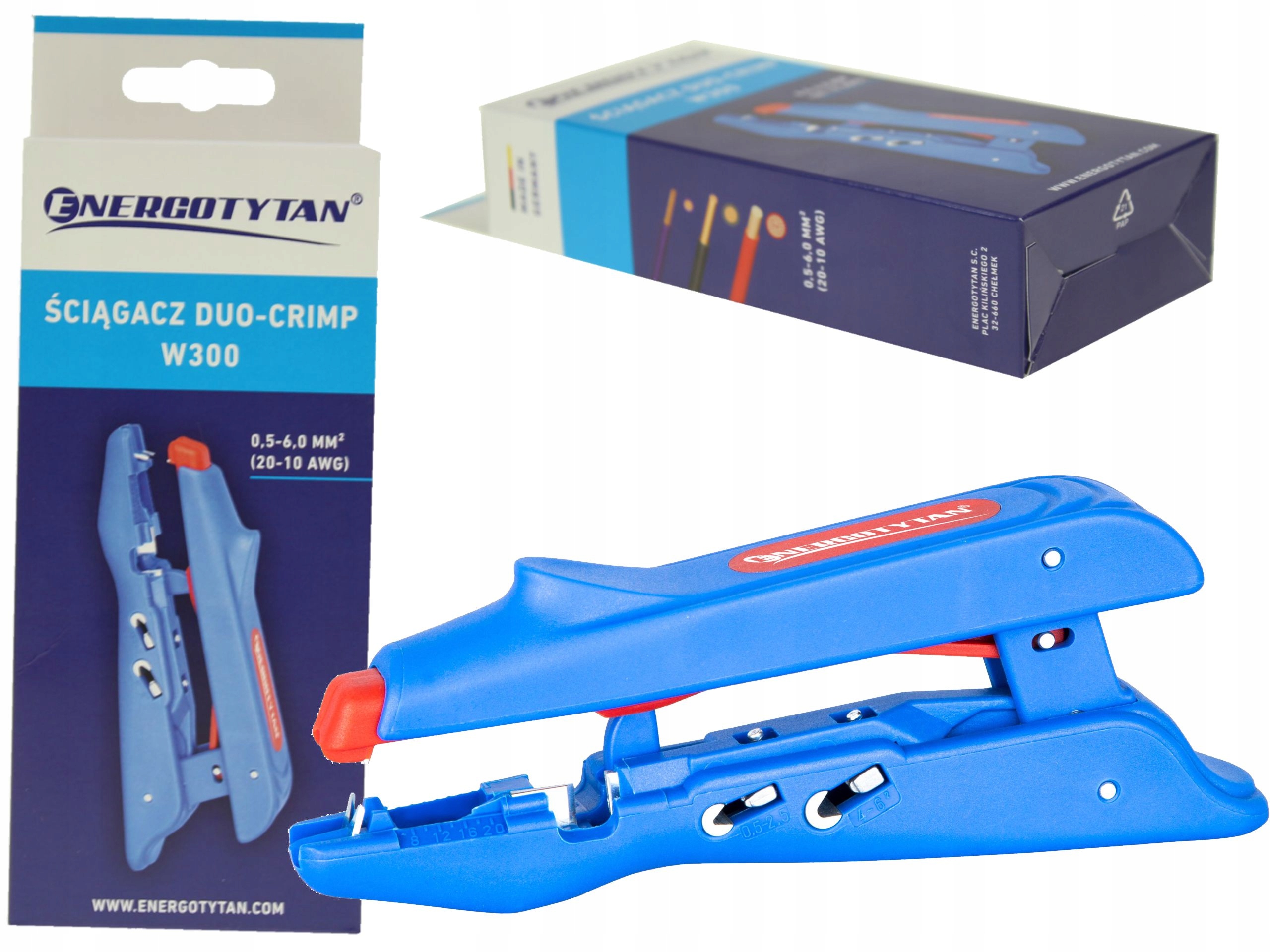 Odizolační kleště 0,2 mm²-6 mm² Svěrák na dutinky Energotytan Germany W30