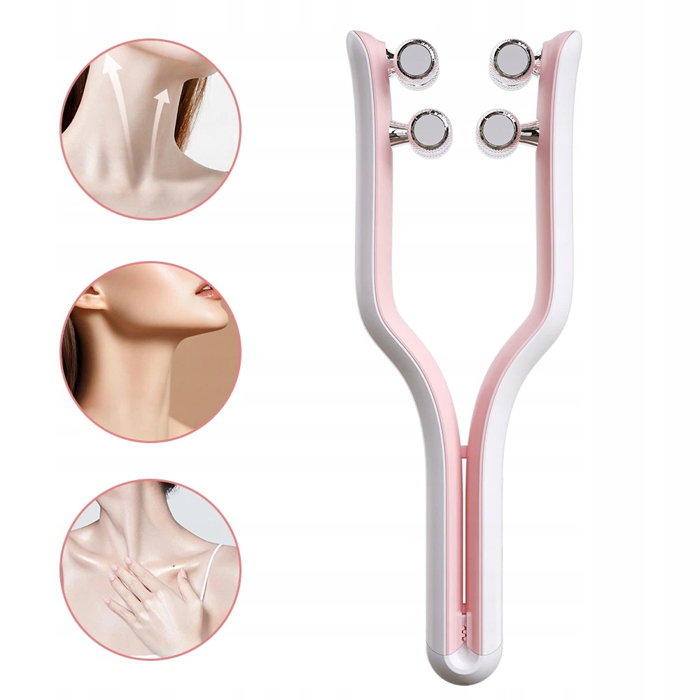 Masážní Přístroj Na Obličej 3D Roller Ems 400MAH Liftingový Pro Obličej Krku A Nohou