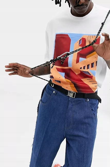 Asos Tkany Pasek Z Karabińczykiem