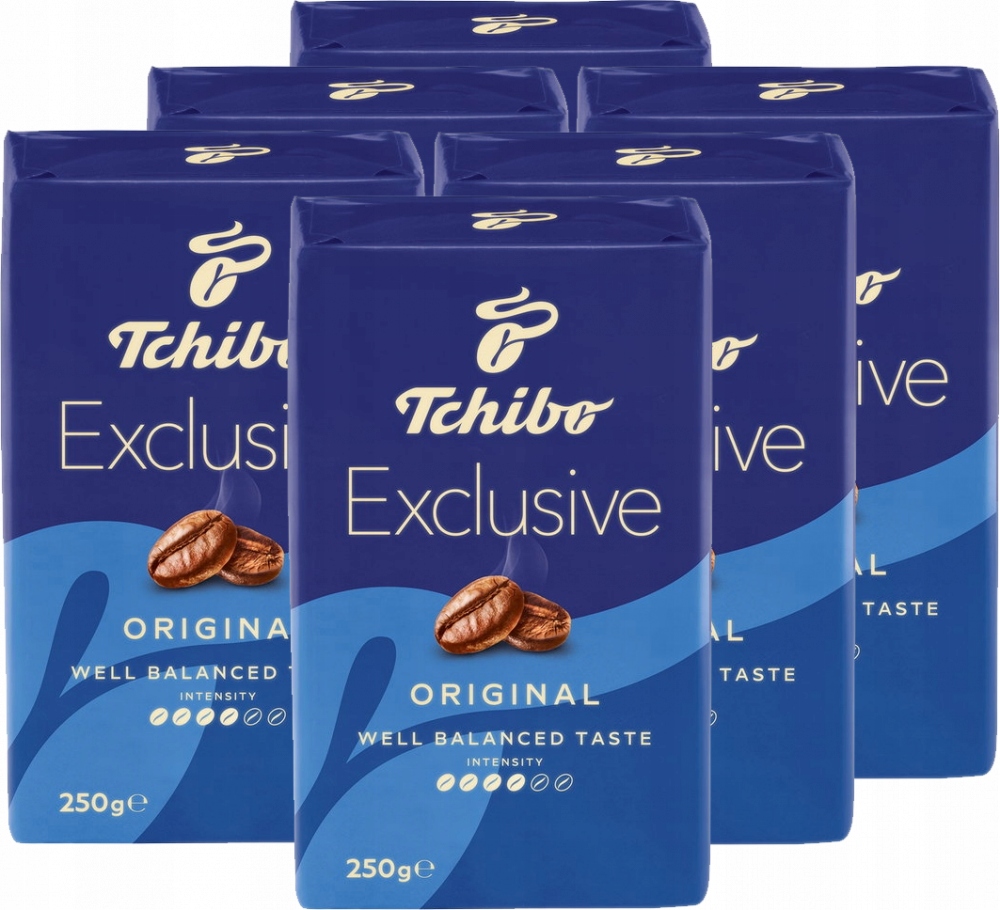 Kawa mielona Tchibo Exclusive Orginal 250g x6