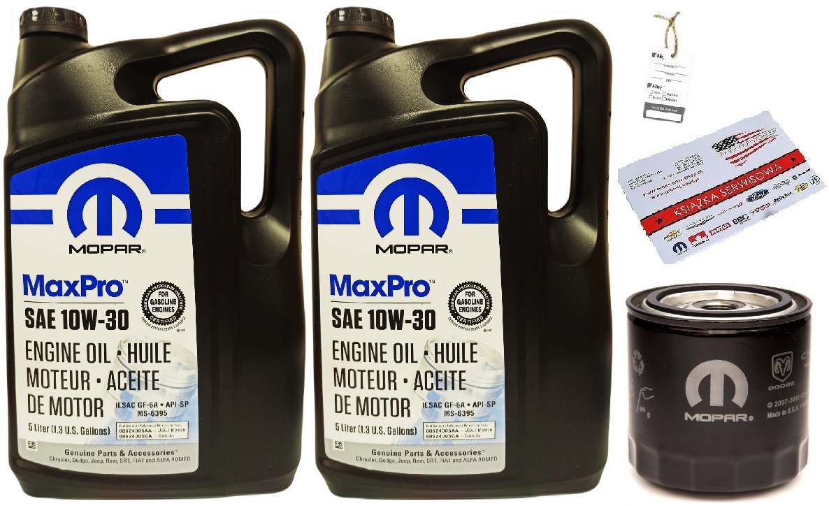 MOPAR 10W30 10L MS-6395 + FILTR MO-090 + GRATISY