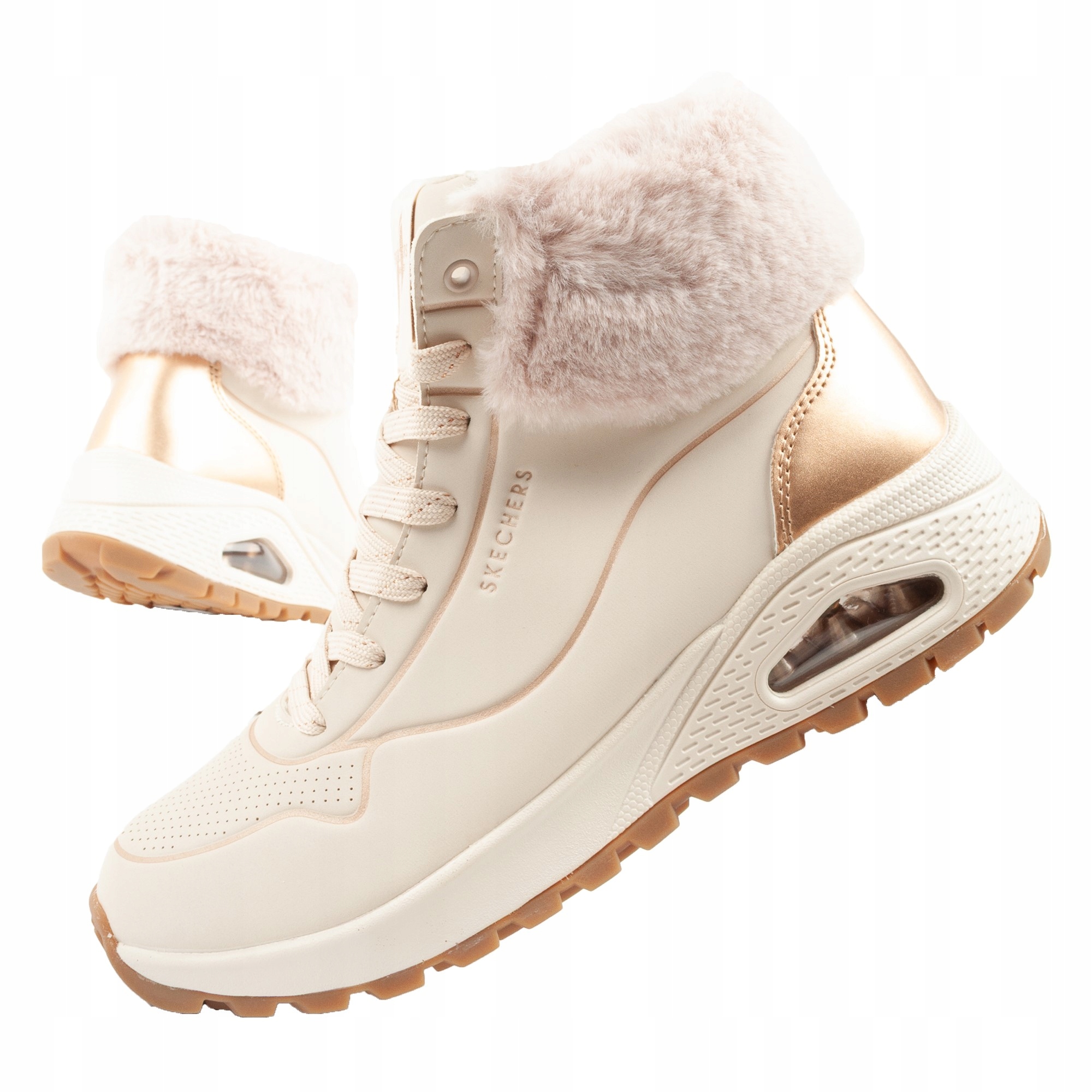 Dámské sportovní boty kotníkové boty Skechers Uno Rugged vel. zateplené na zimu