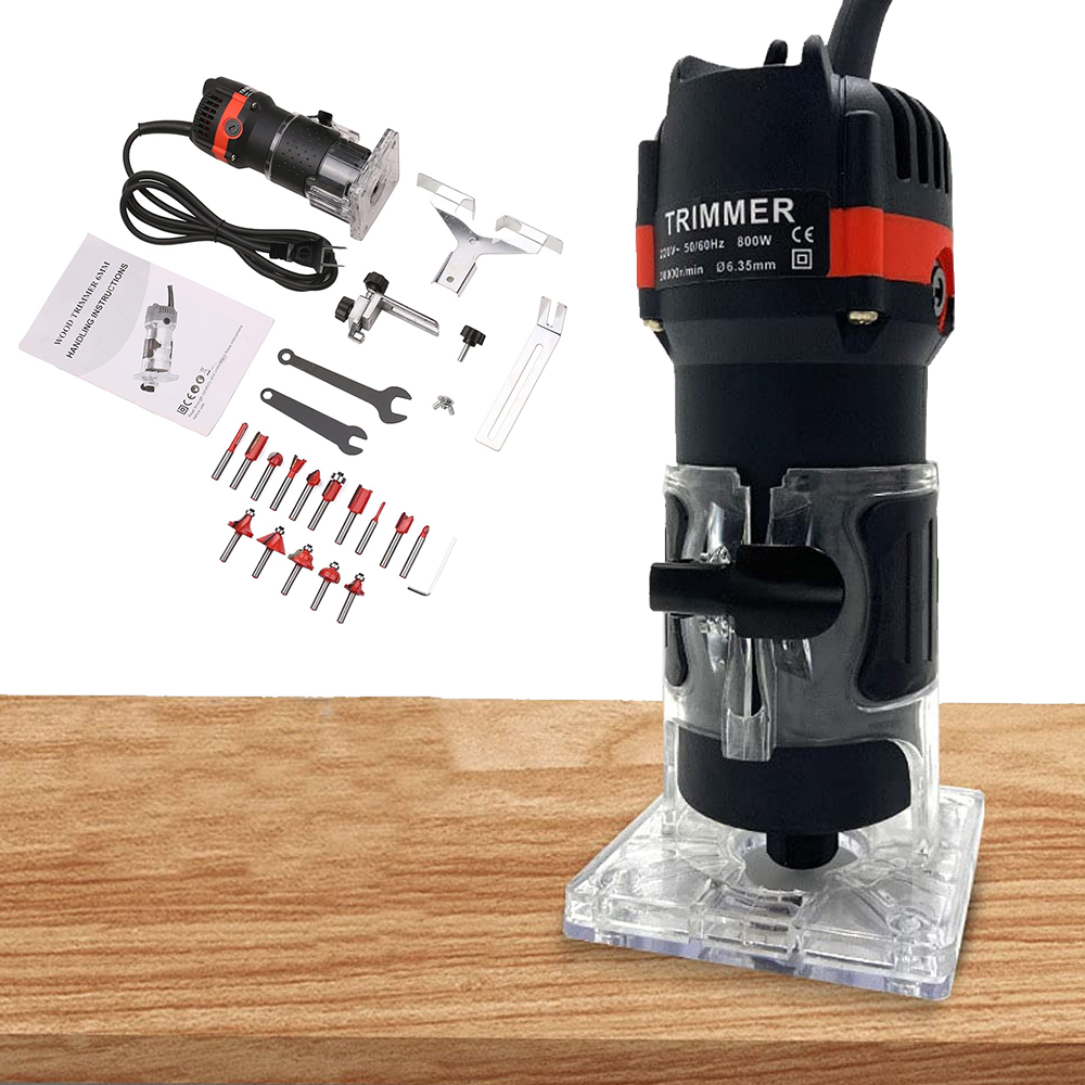 Výkonný Elektrický Ořezávač Na Dřevo, Frézka 220V 800W