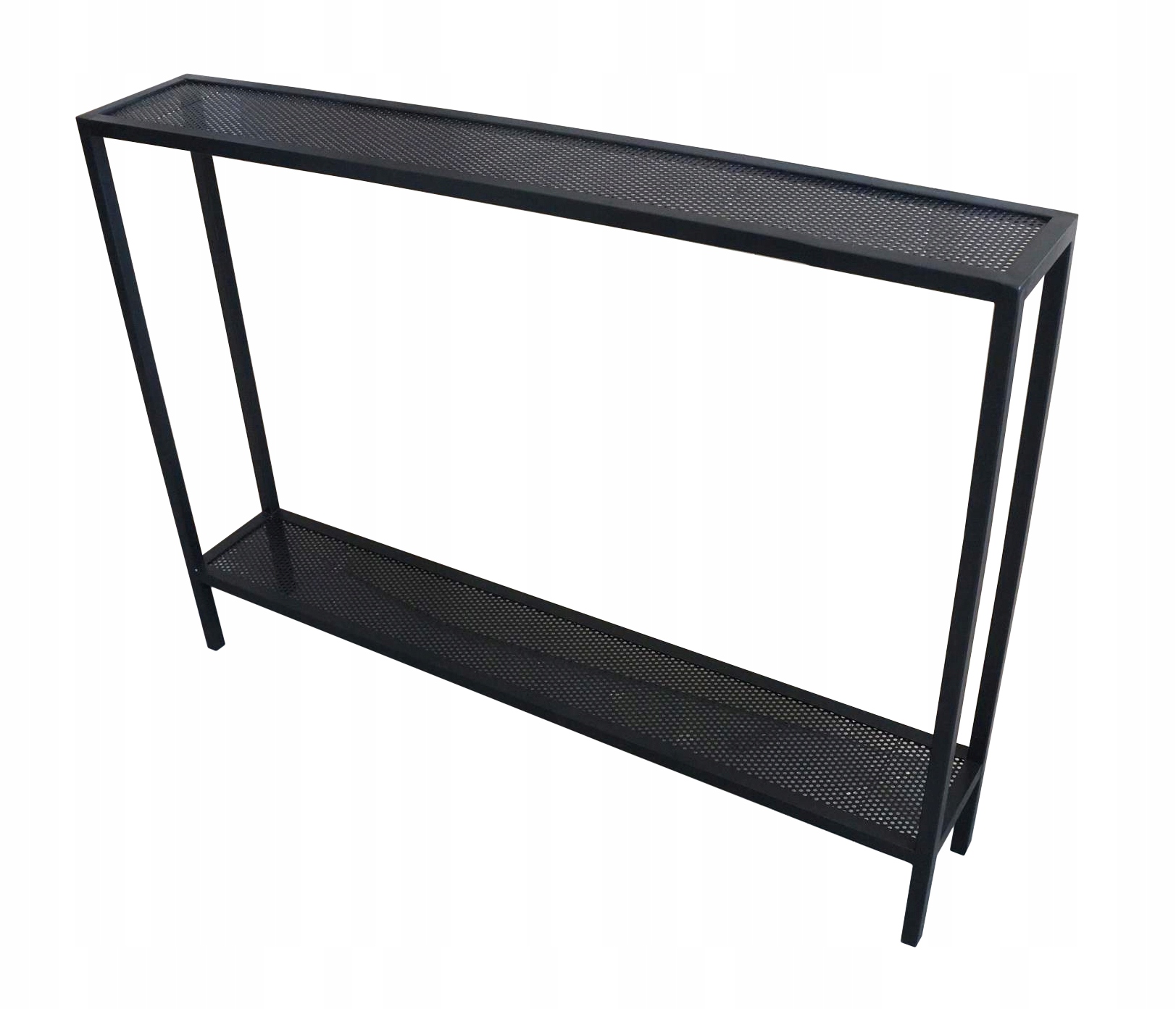 KONSOLA LOFT Z PÓŁKĄ 100 CM BLACHA IDUSTRIAL