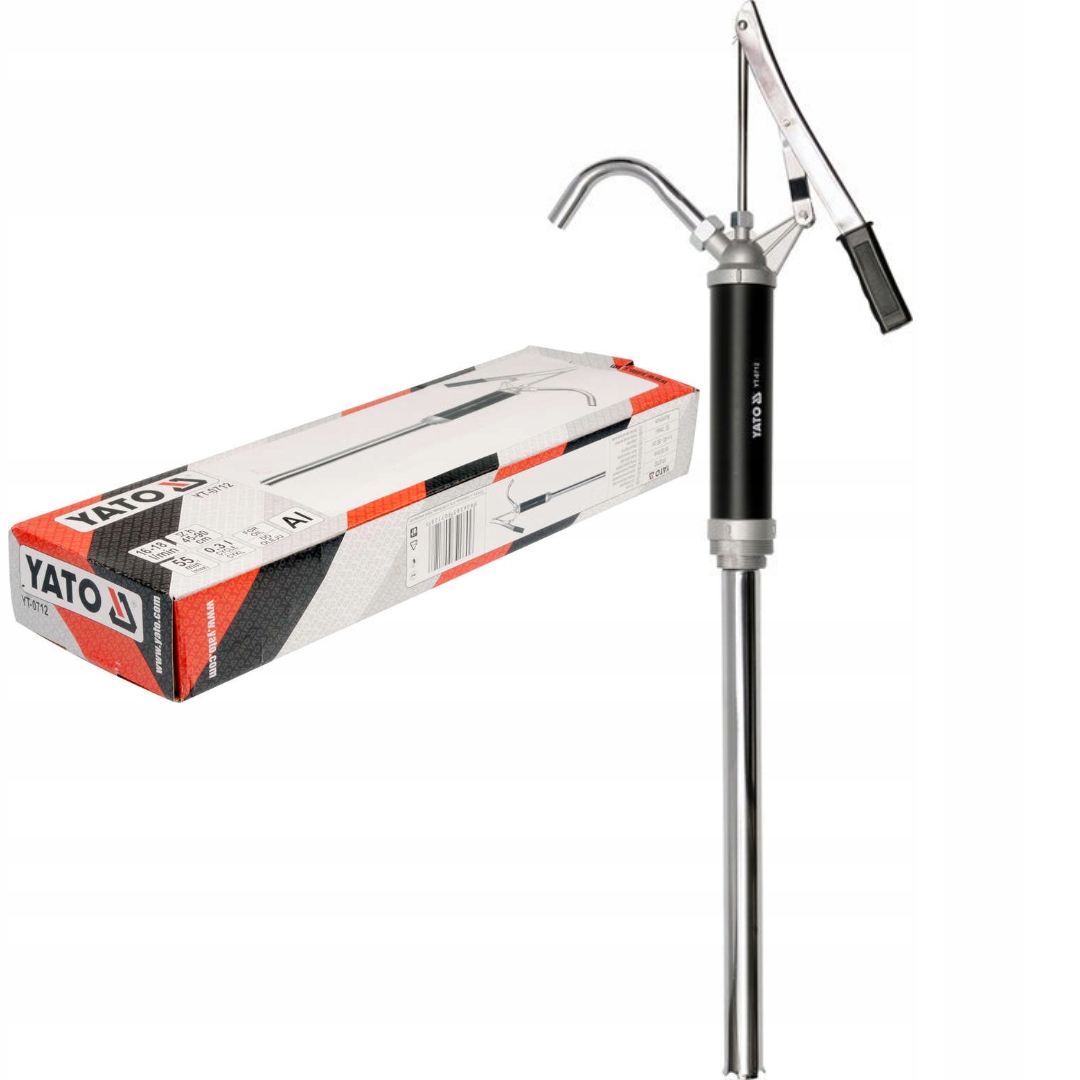 YATO POMPA POMPKA RĘCZNA TŁOKOWA DO OLEJU PALIWA DO BECZKI 16-18 l/min Marka inna