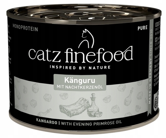 Levně Catz Finefood Purrrr N.107 Kangur Set Plechovka 6x200g