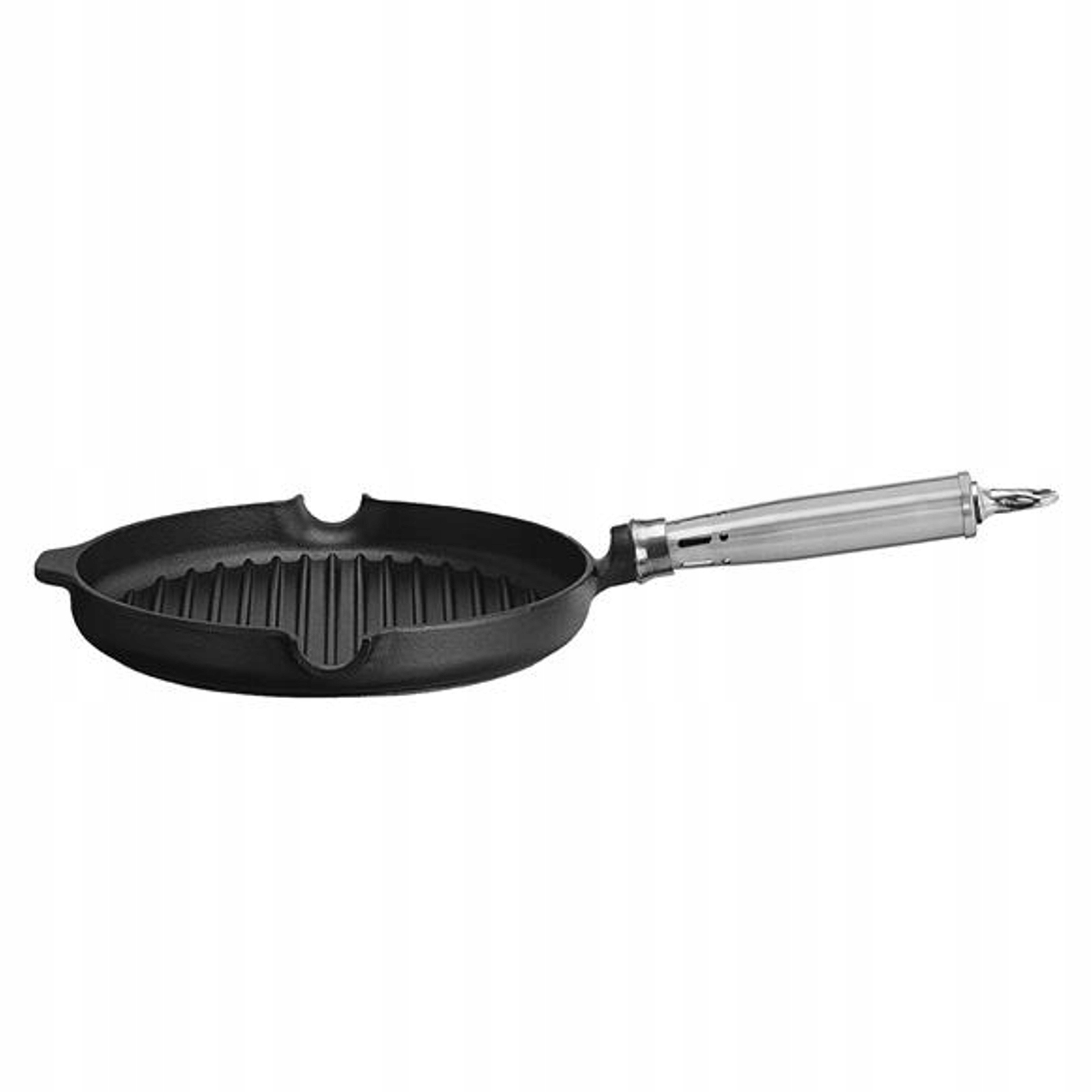 Litinová Pánev Na Grilování – Průměr 250 MM – Hendi 629925