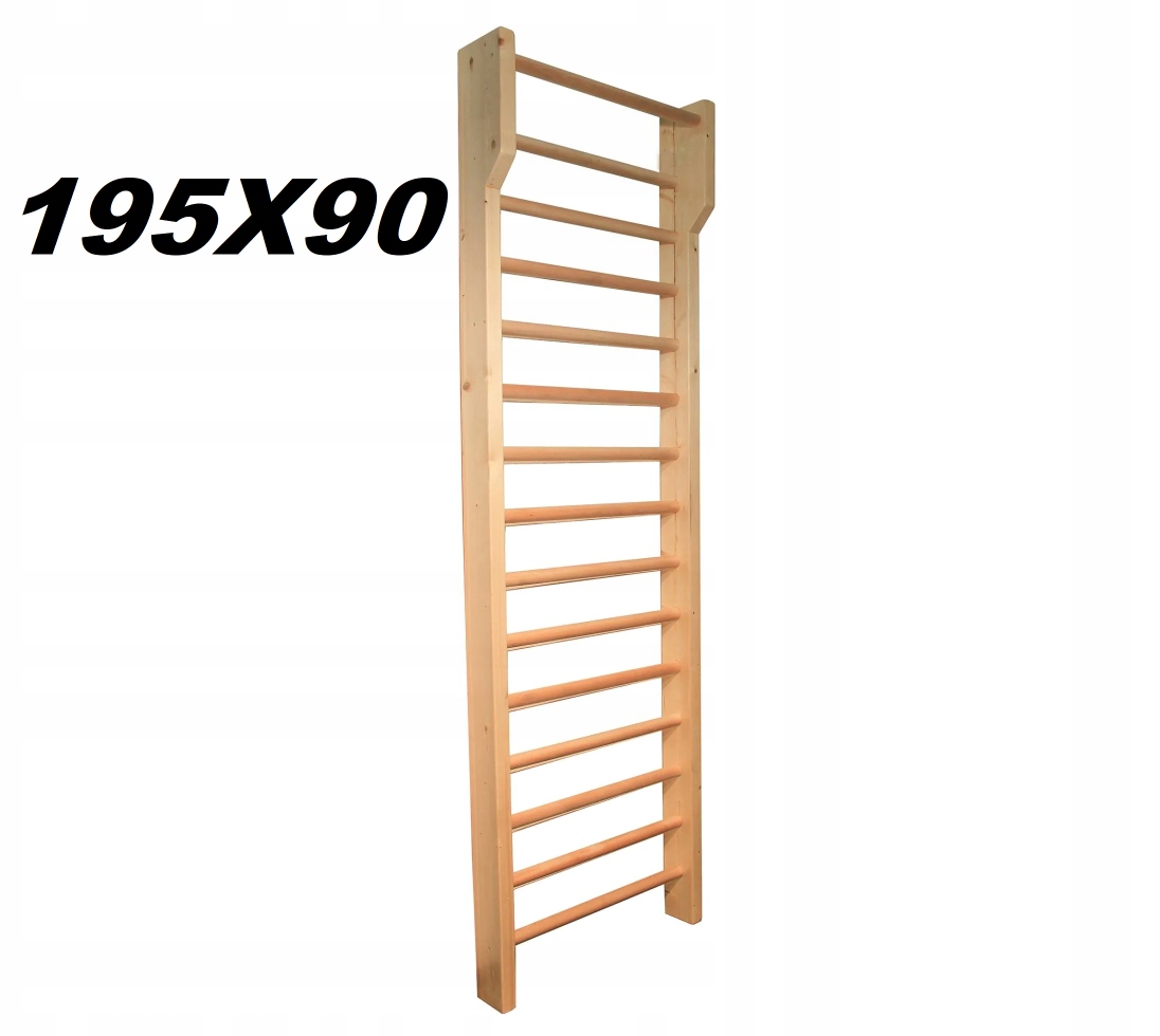 Tréninkový gymnastický žebřík 200 cm x 90 cm S Tyčí