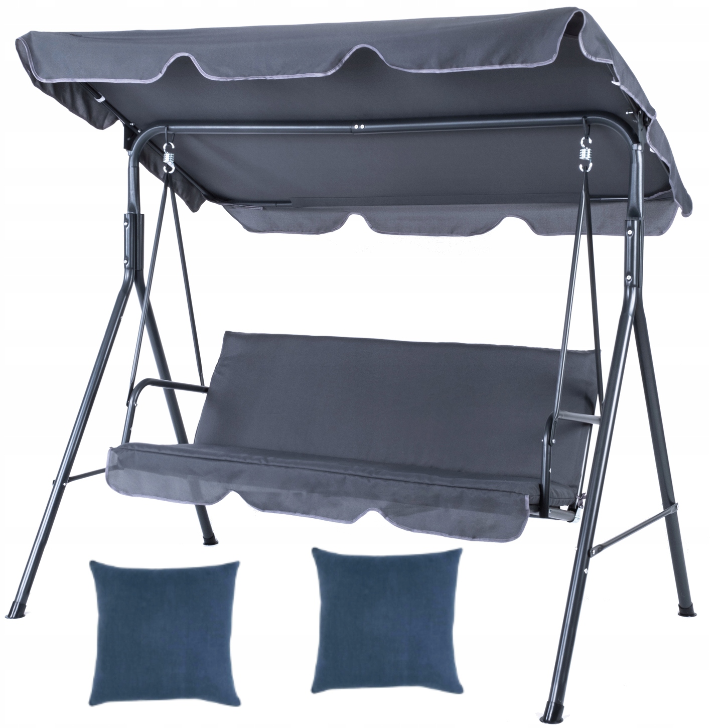 Huśtawka Leżanka Ogrodowa Duża Bujana Premium Poduszki