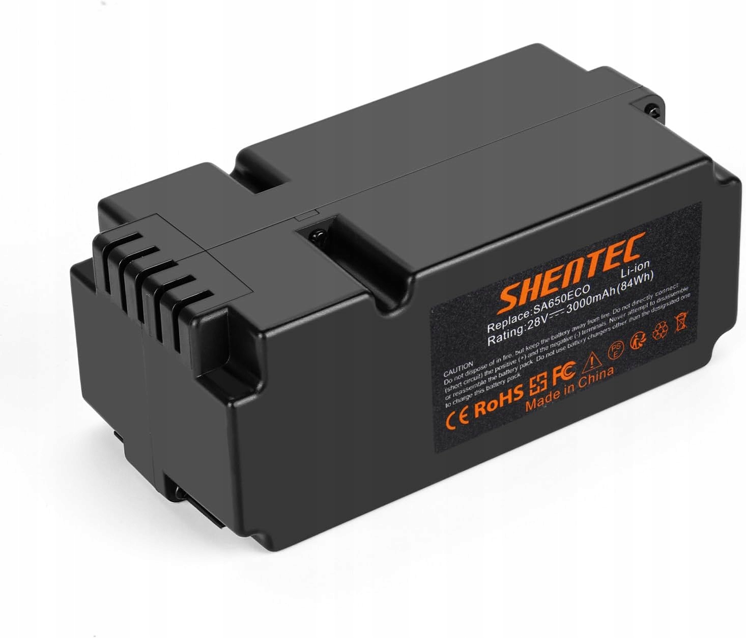 Akumulator Shentec, 28 V, 3000 mAh, kompatybilny z Yard Force SA650ECO