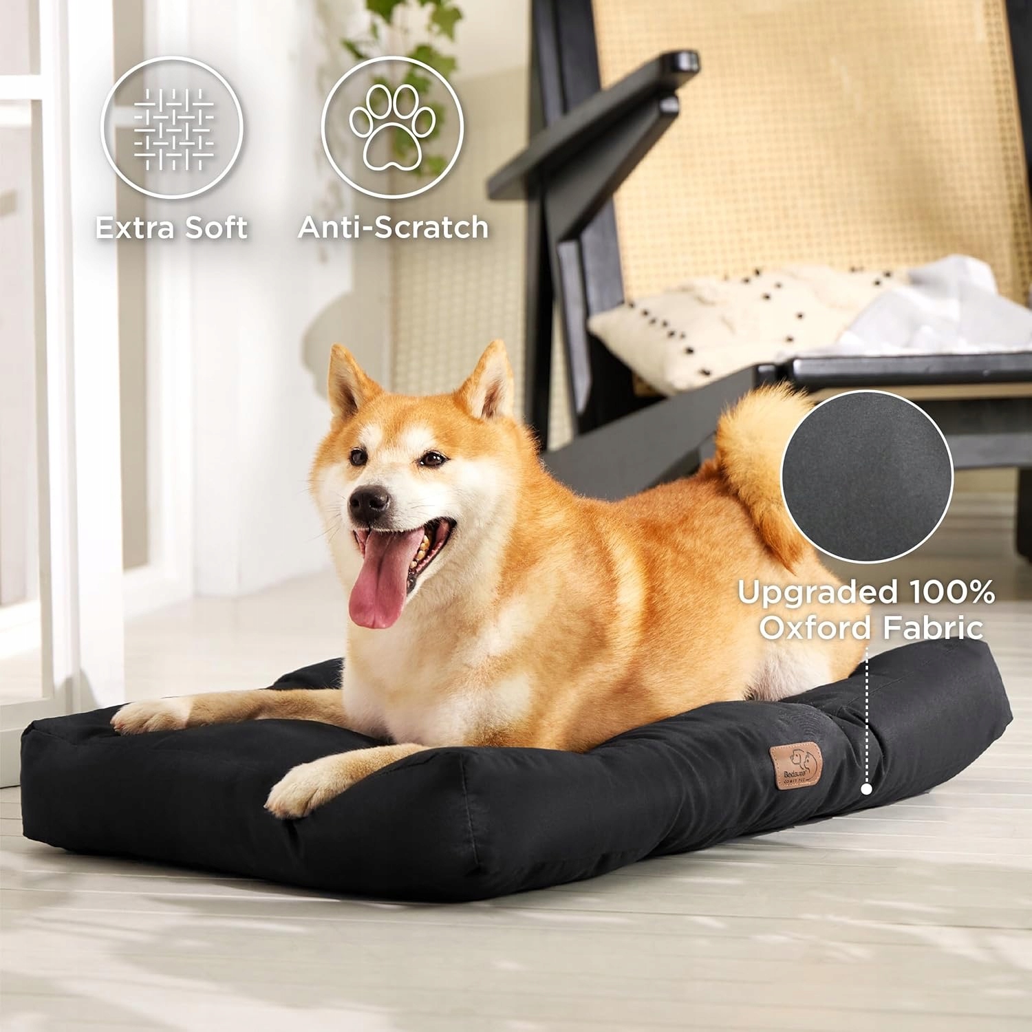 Levně Bedsure pelíšek pro psa 75x50x10 cm