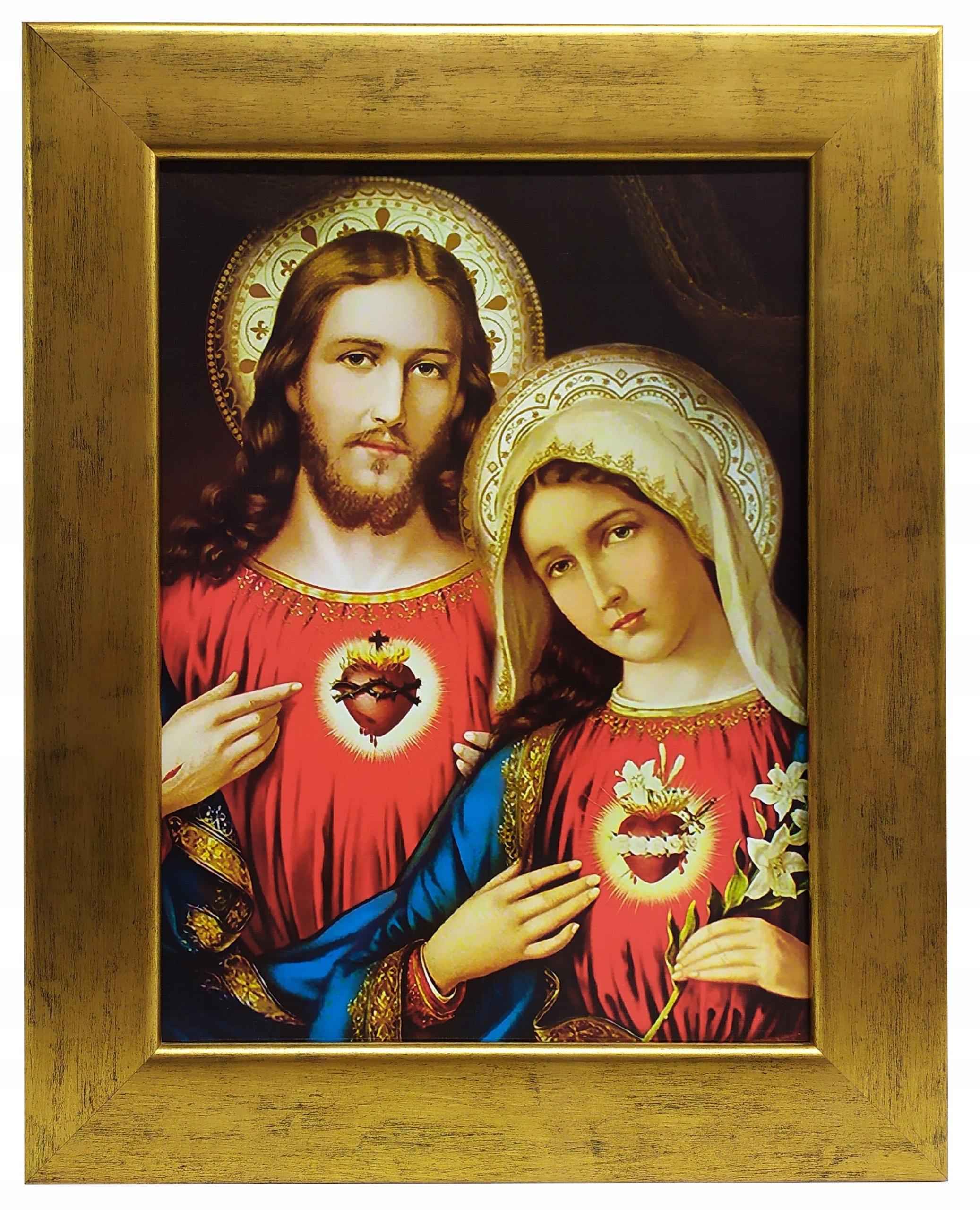 

Obraz Otwarte Serce Maryi I Jezusa 40X50 Święty