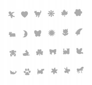 DZIURKACZ OZDOBNY (24SZT)