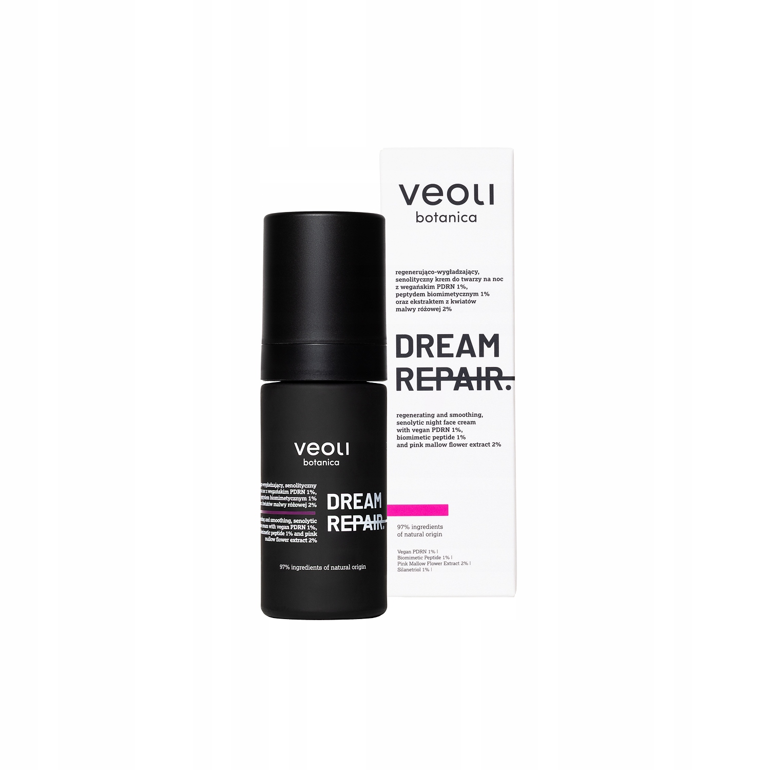 Veoli Dream Repair senolityczny krem do twarzy na noc z wegańskim Pdrn 30ml