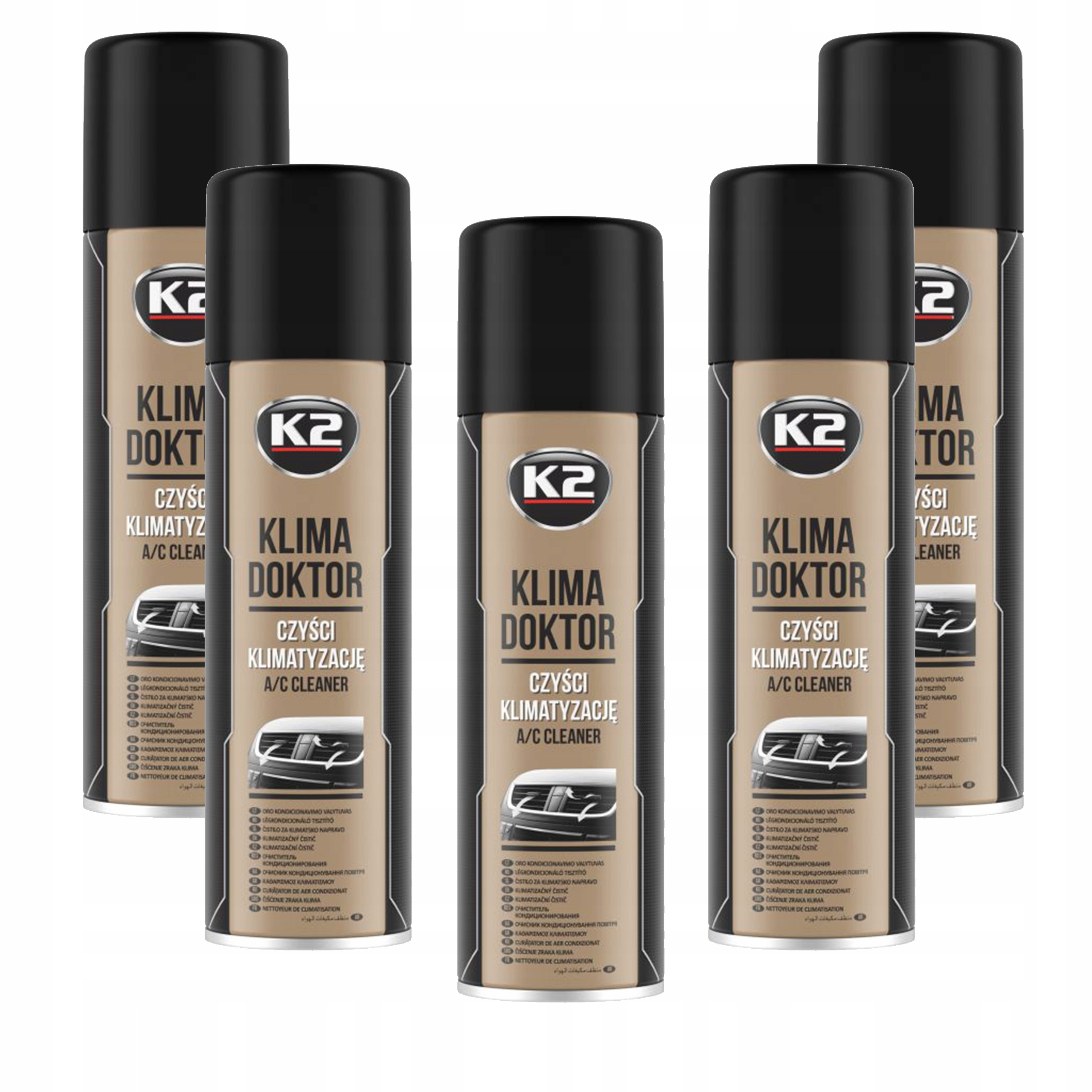 

K2 Odgrzybianie Klimatyzacji Klima Doktor 500ml x5
