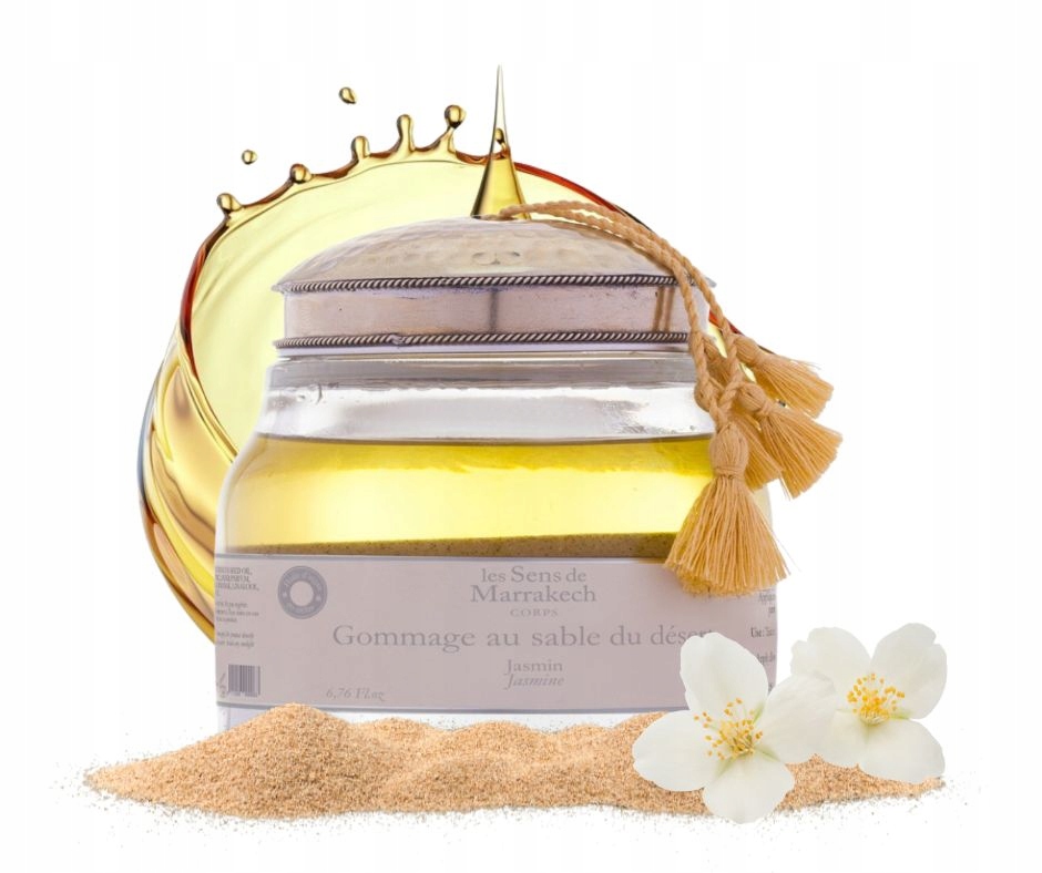 Tělový peeling s pískem Les Sens de Marrakech Jasmine, 200 Ml