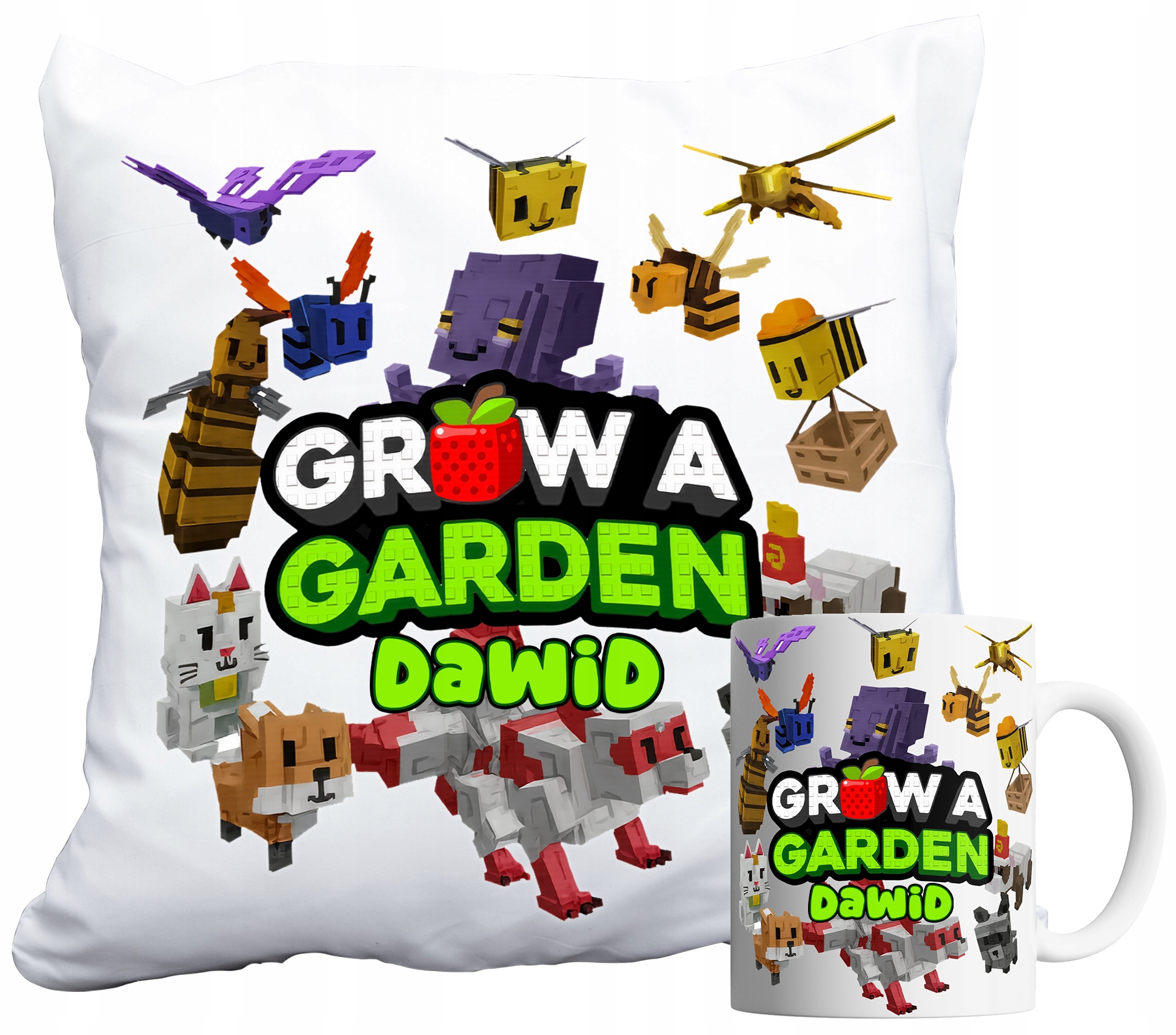 Sada Hrnek A Polštář Roblox Grow A Garden Hra Dárek Jméno