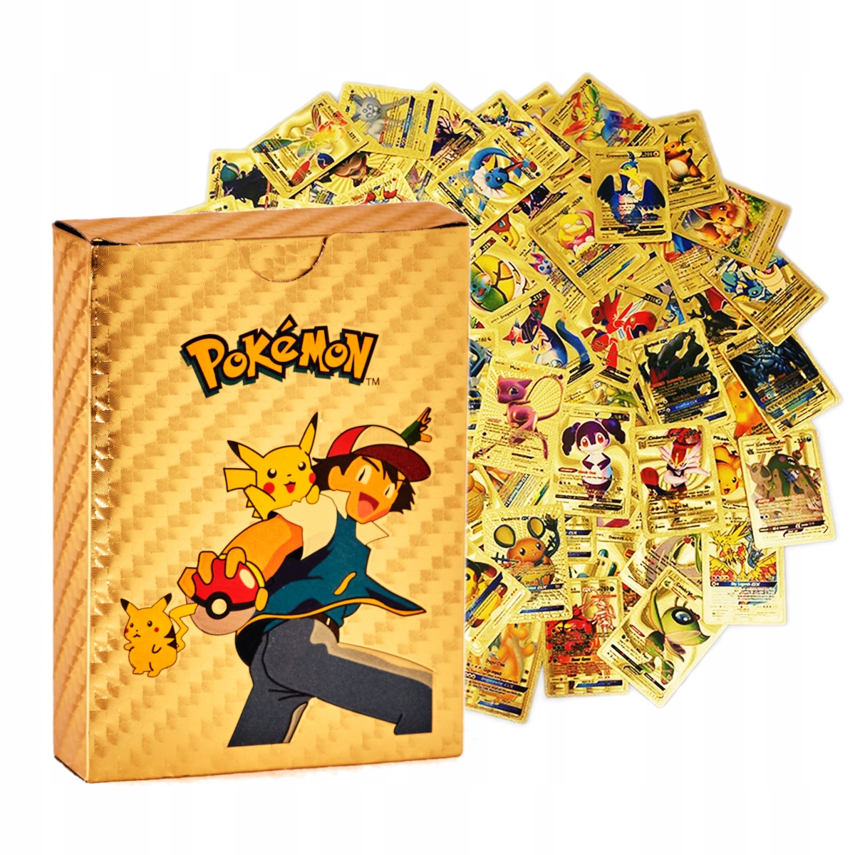 

Karty Kolekcjonerskie Pokemon 55 Szt Złote
