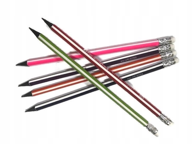 OŁÓWEK Z GUMKĄ MIX