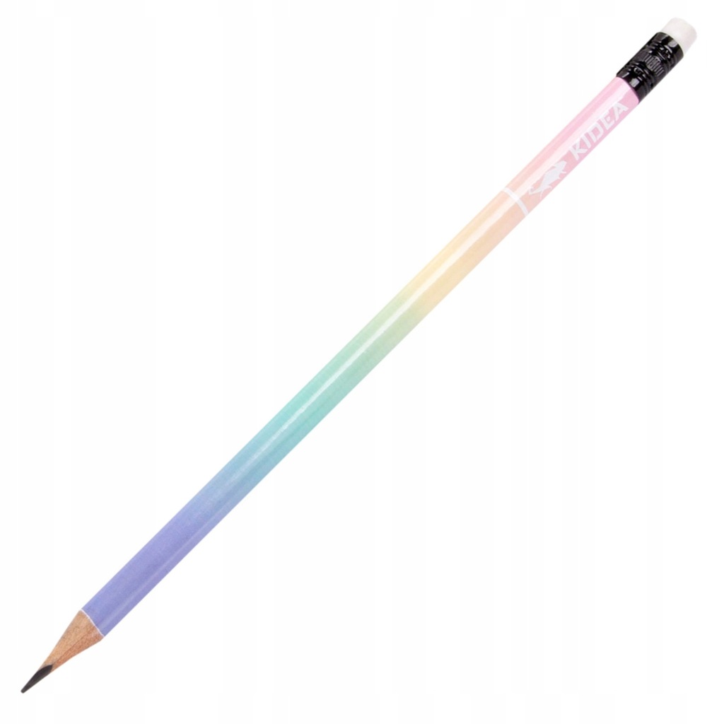 

Ołówek trójkątny z gumką Kidea Pastel