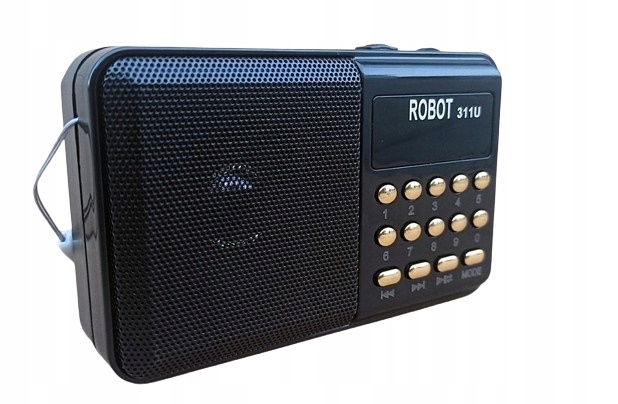 MINI RADIO PRZENOŚNE RADYJKO KIESZONKOWE NA AKUMULATOR JOC kolory Szerokość produktu 11.5 cm