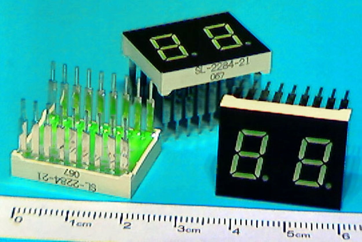 [STcs] LED2CC wyświetlacz Led w.k. 10mm zielony