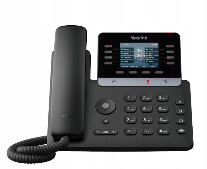 Yealink SIP-T73W Sip telefón, PoE, 2, 8" bar. LCD, GigE, 12 Sip účtov, Bt…