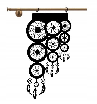 

Dekor Ażur Narożny Panel Firana Łapacz Snów 70x130