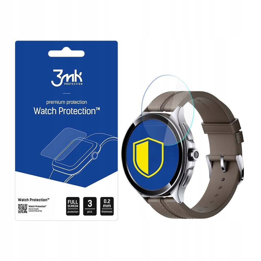3 szt. Szkło hybrydowe do Xiaomi Watch 2 Pro 3mk Watch Protection