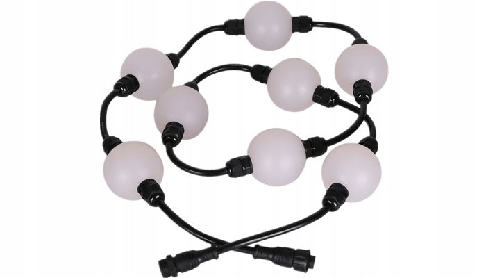 Vianočná Led Ozdoba Veľké Gule 5 CM 50 MM Sieťka