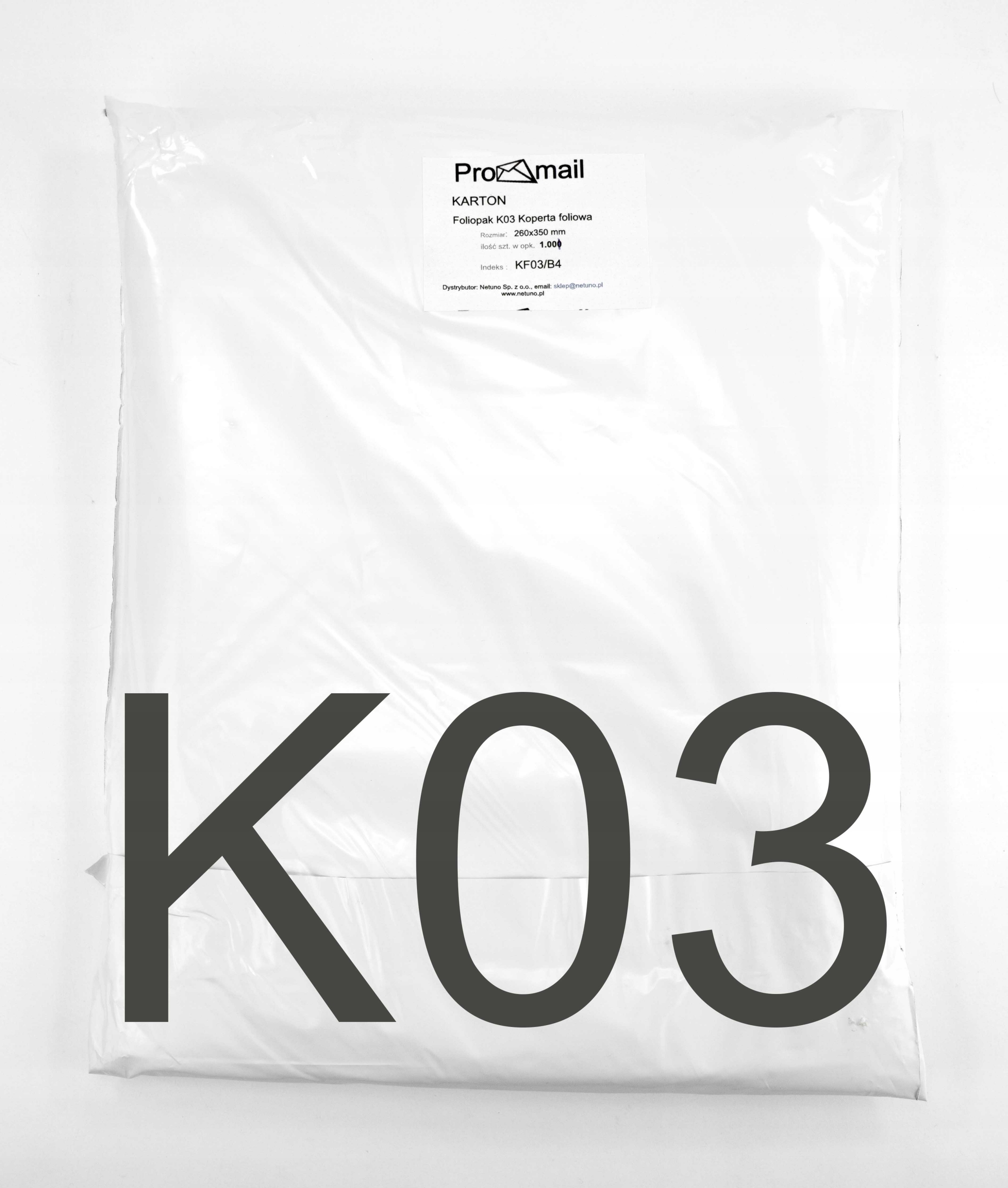 

Foliopaki foliopak kurierskie B4 260x350 100szt.