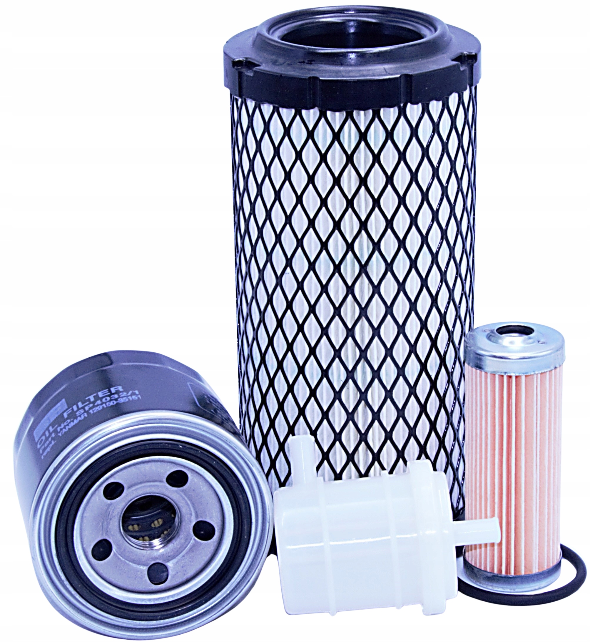 Filtry Yanmar Vio 12-2A, Vio 10-2A – vzduch, olej, palivo