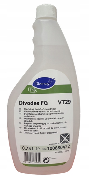 

Płyn Do Dezynfekcji Powierzchni Divodes Fg 750ML