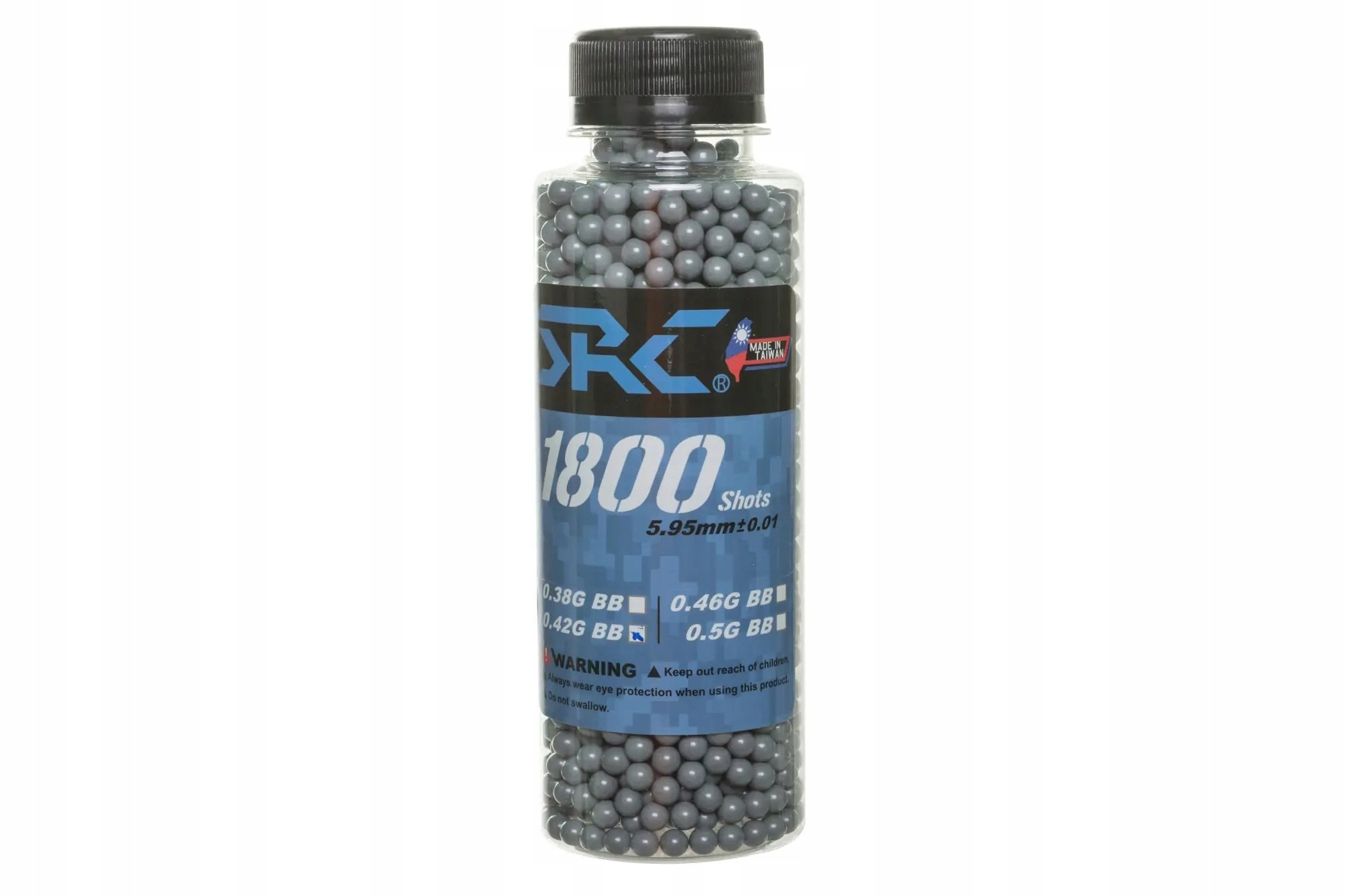 Kuličky Src 0.42 g láhev 1800 kusů Šedá