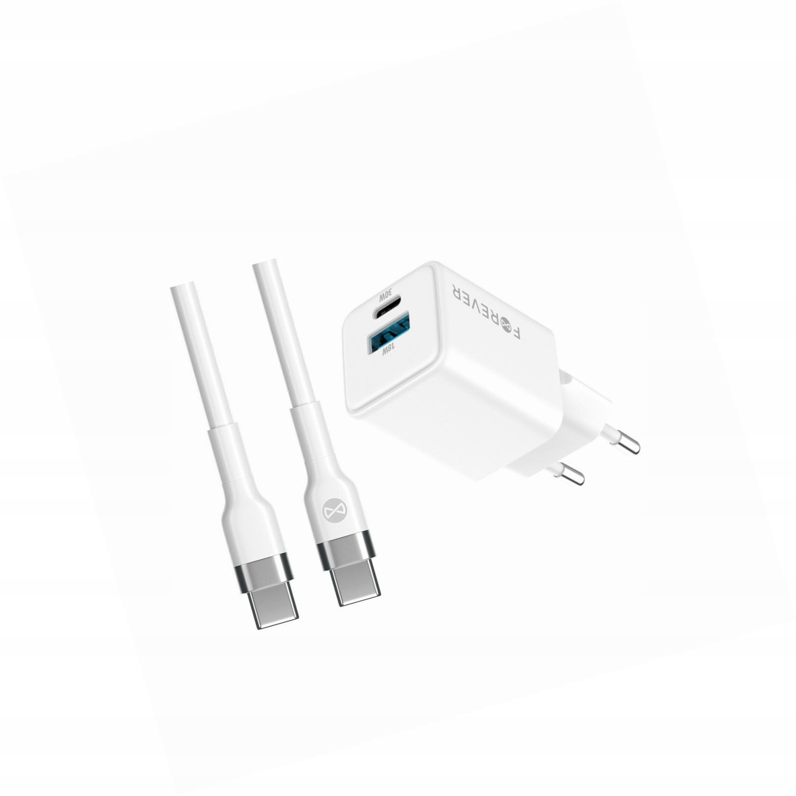 Szybka ładowarka GaN 30W Usb i Usb-c z kablem do Motorola Moto G9 Plus