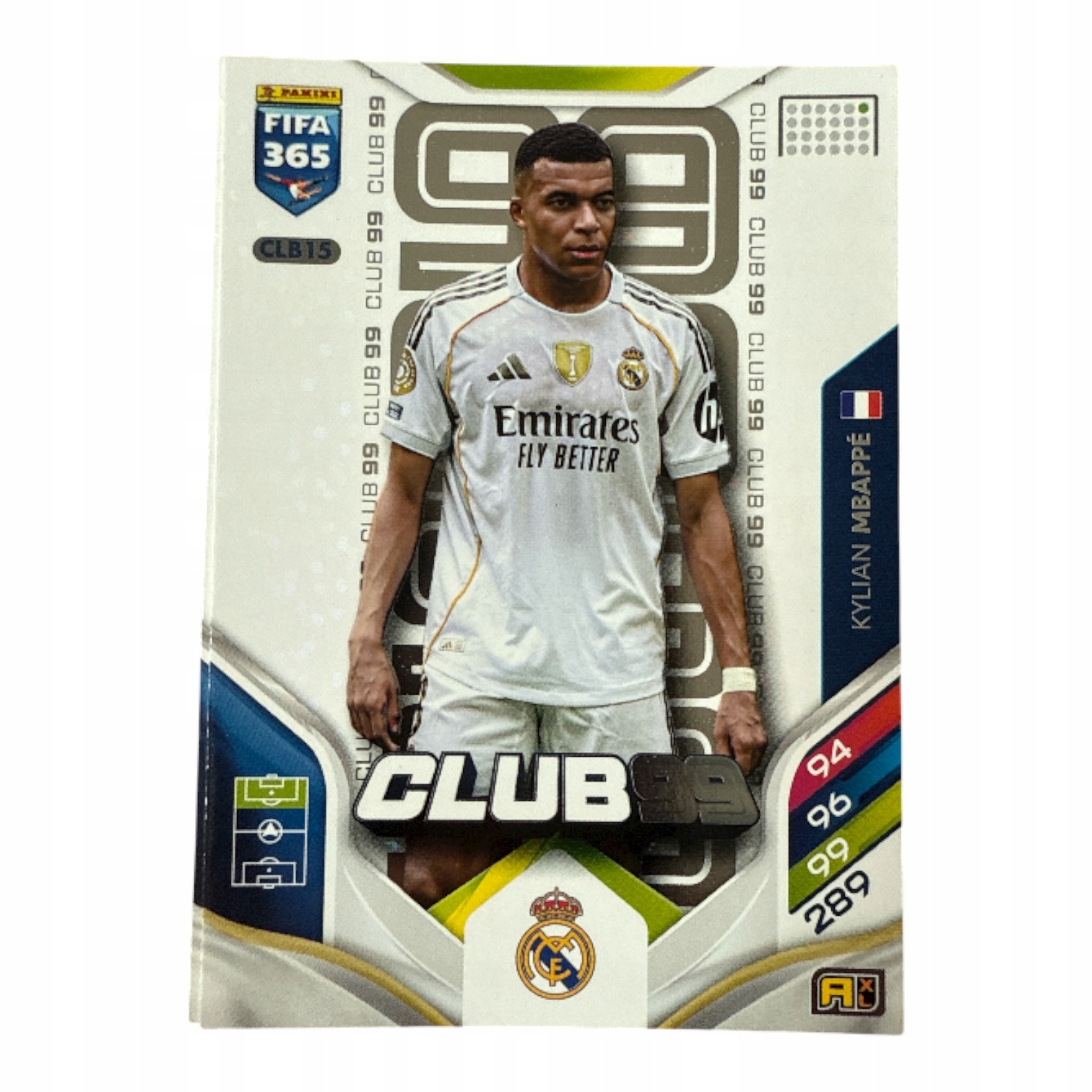 Fifa 365 2026 Adrenalyn XL Panini Club99 CLB15 Mbappe Real