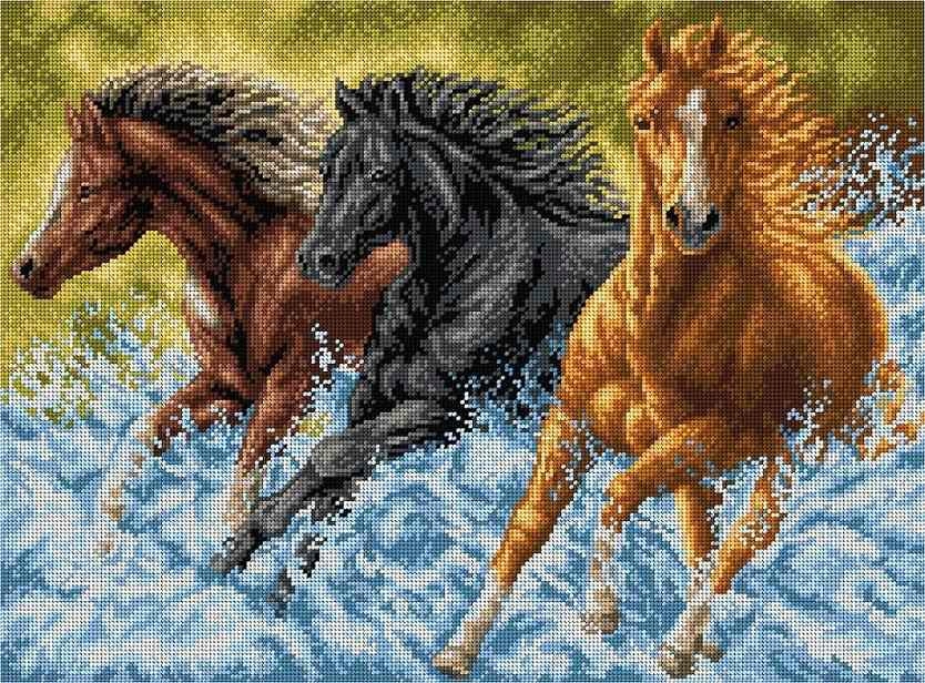 Vyšívací kaňka s potiskem 53cm x 39 Cm vz.9005