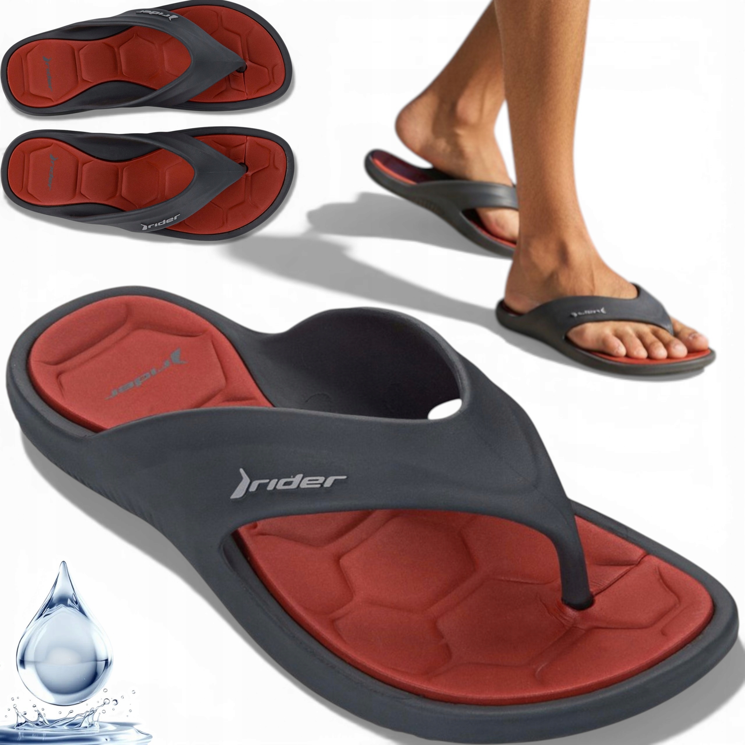 44 Rider Pánské žabky do bazénu plážové protiskluzové nazouváky domácí panenky