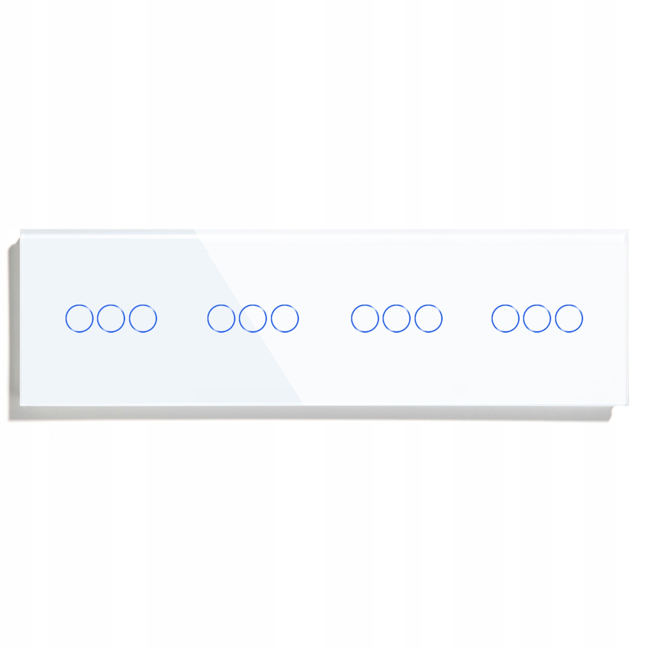 Dotykový Ovládač Roliet Žalúzií Wifi Štvoritý Sklenený Tuya Smart Life