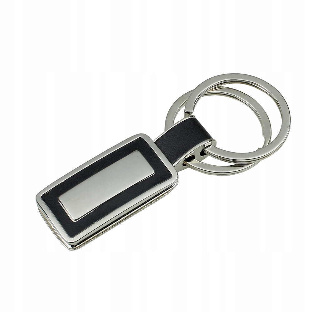 Breloczek Brelok do kluczy Czarny Prostokąt