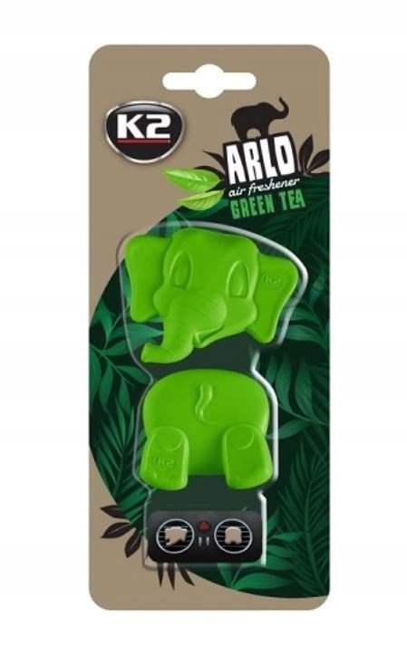 

K2 arlo green Tea Zapach samochodowy słonik