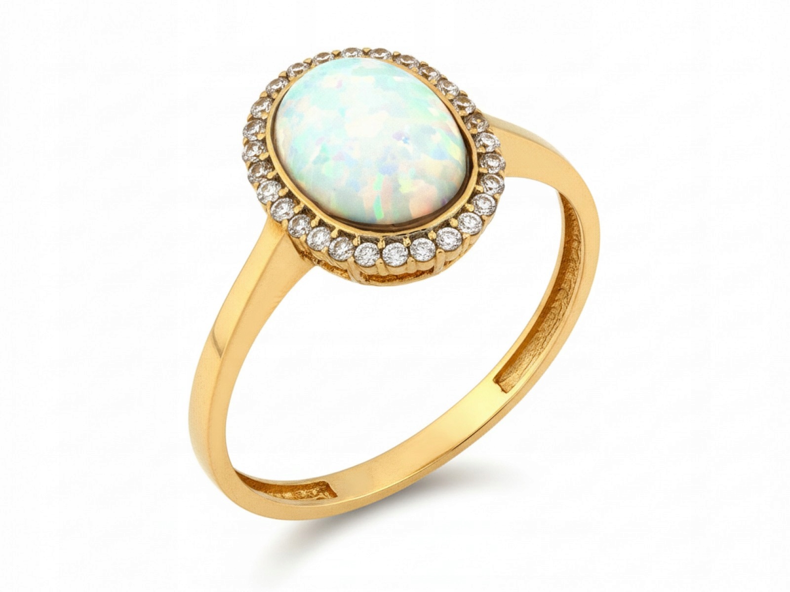 Dámský zlatý prstýnek 585 zlato 14k módní