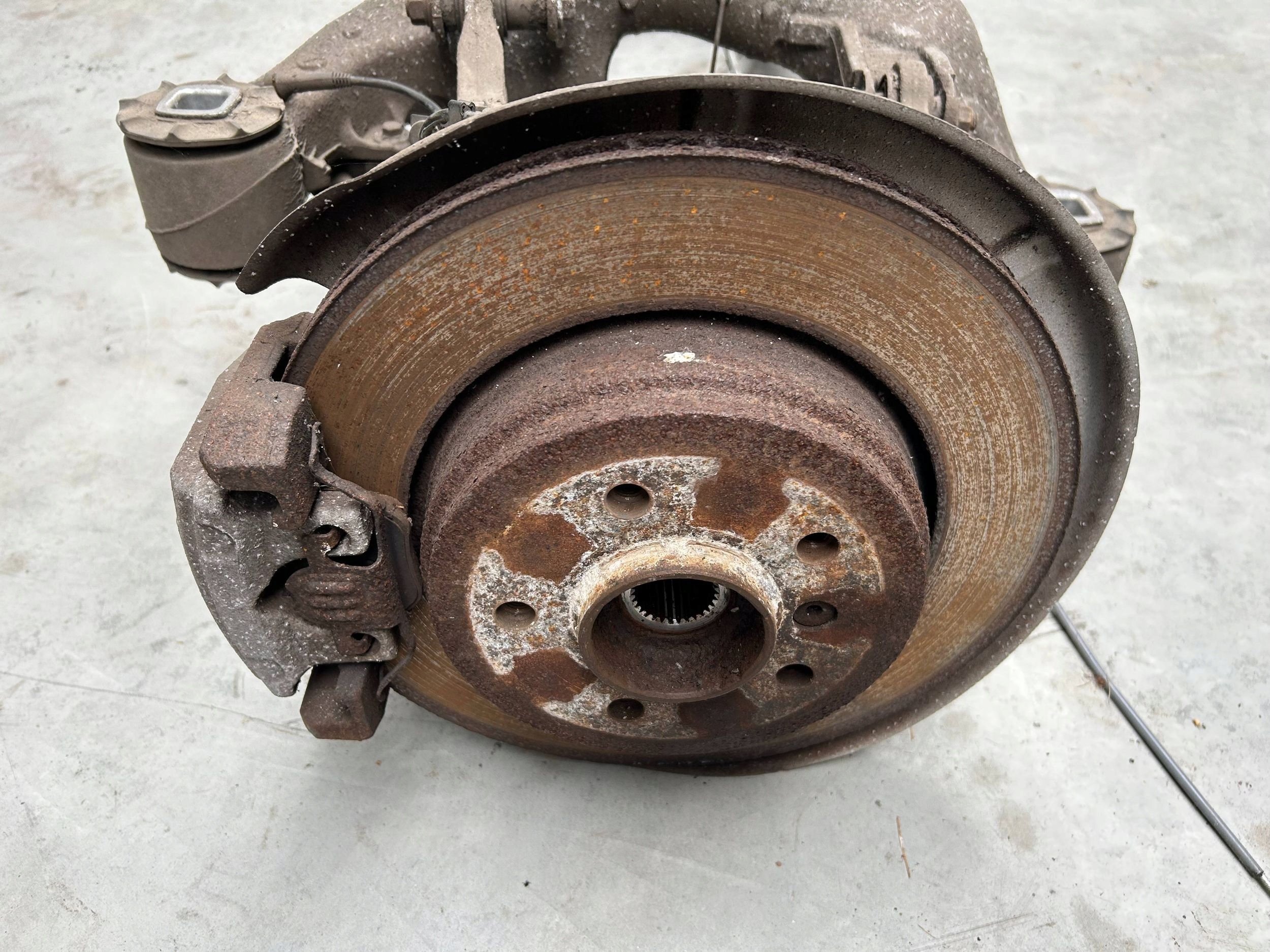 complete axle beam subframe rear part Komplet BMW 5 E60 E61 2005 525d 6770828