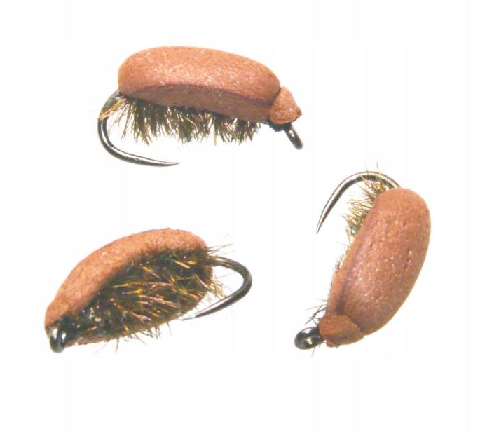 Żuczek piankowy brązowy haczyk 16