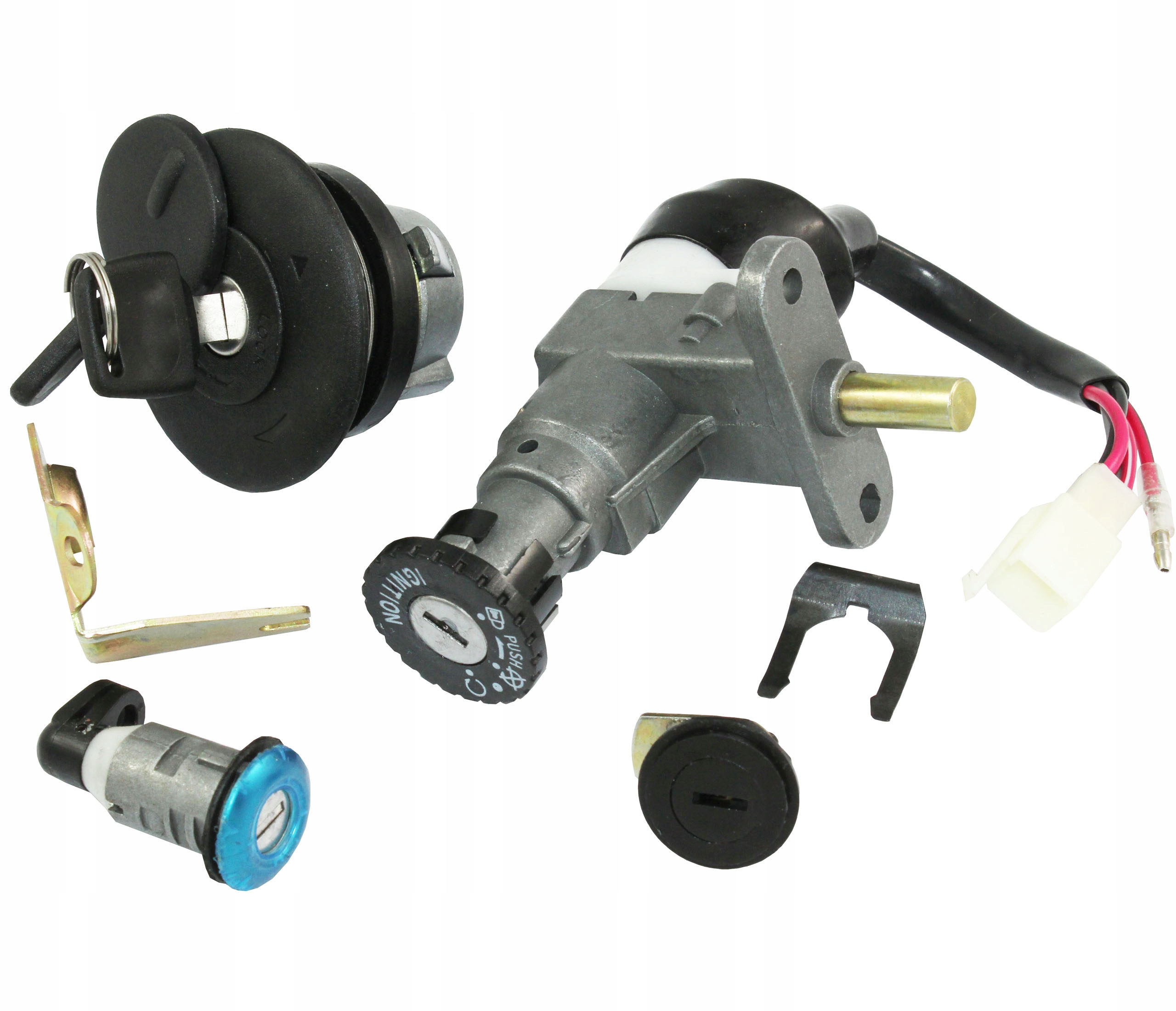 04823612 - СКУТЕР CPI HUSSAR 2Т КЛЮЧ ЗАПАЛЮВАННЯ ЗАМОК СТОПОР КЛЮЧ 7X