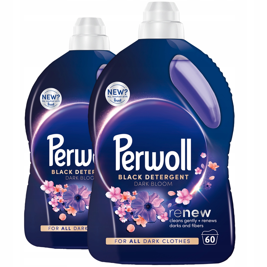 Levně Perwoll Renew Dark Bloom Tekutý prací prostředek na tmavé prádlo Set 6l 120 Praní