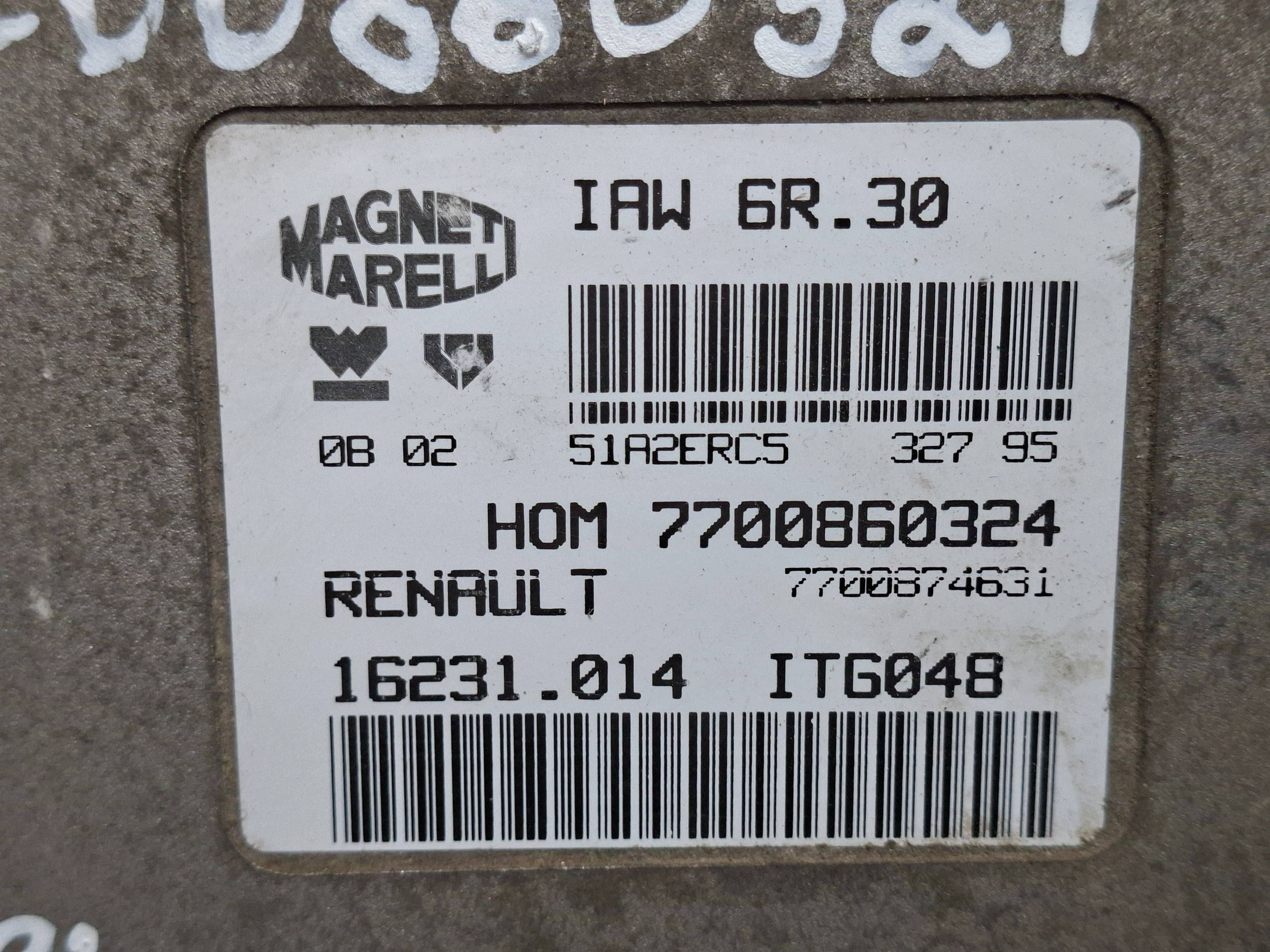 Centralina Motore IAW6R30 7700860324 7700874631 RENAULT TWINGO e 1.2 e