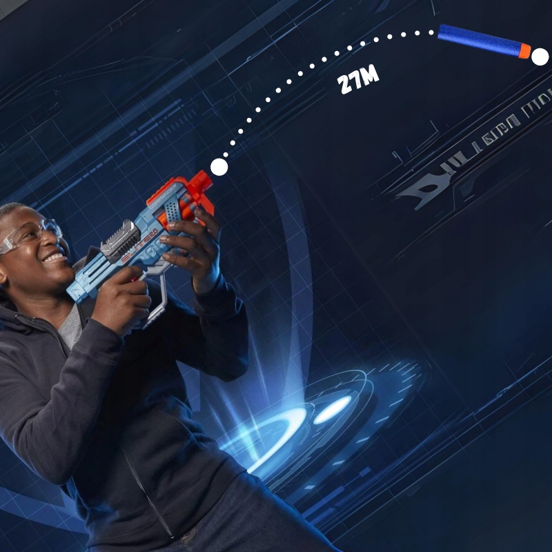 PISTOLET NERF ELITE 2 0 COMMANDER KARABIN WYRZUTNIA + STRZAŁKI NA PREZENT Marka NERF