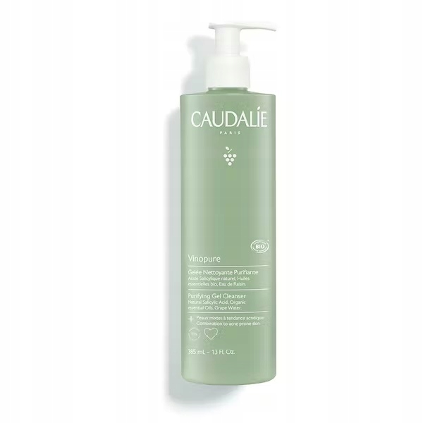 Caudalie Vinopure Bio Żel Oczyszczający Do Mycia Twarzy 385 ML