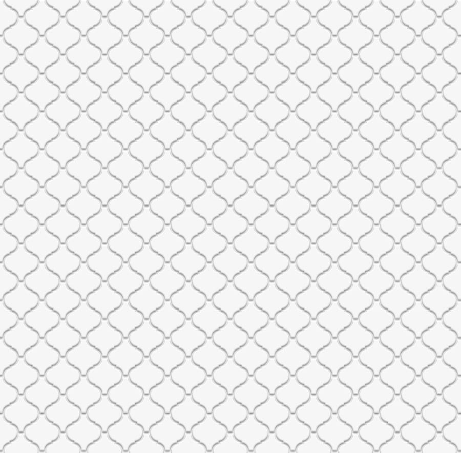 mozaika ceramika ARABESKA MAROKAŃSKA biała połysk Grubość 6 mm